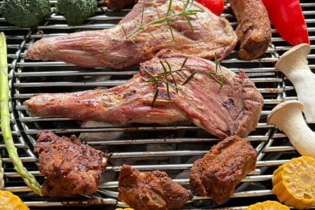 善八のBBQ風景